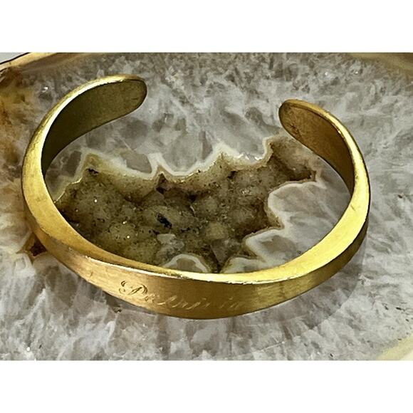 VTG SPEIDEL USA Jewelry Bracelet SIGNED Cuff Bangle Gold Tone Womens - Patricia - Picture 6 of 13